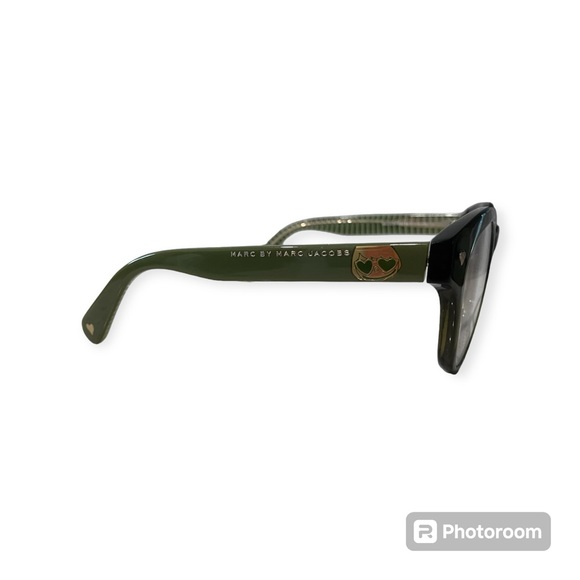MARC JACOBS GLASSES FRAME MMJ253/S XVM GREEN/GOLD heart - Picture 6 of 7